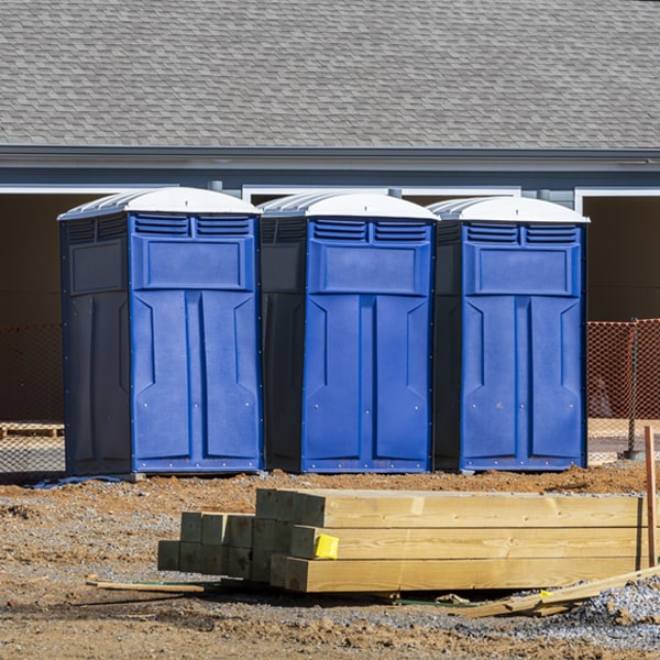 are there any restrictions on what items can be disposed of in the porta potties in Bell Arthur